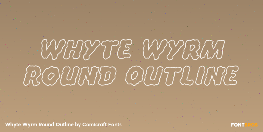 Whyte Wyrm Round Outline Poster