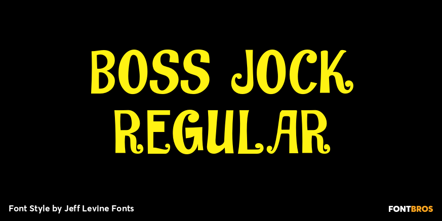Boss Jock Regular Poster