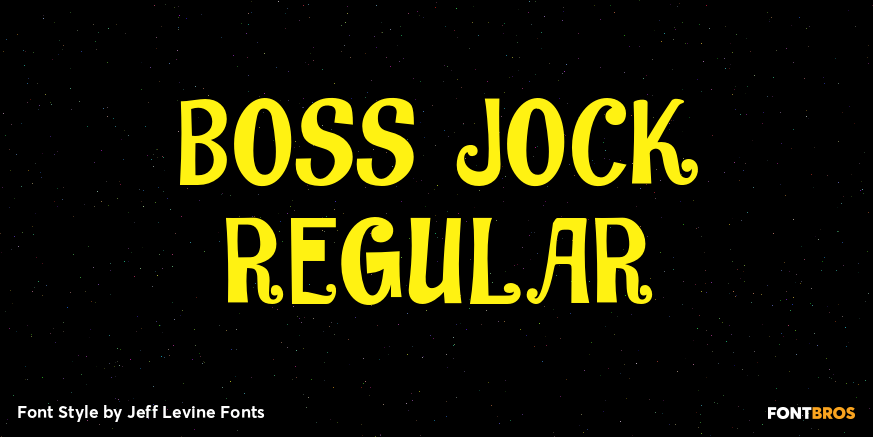 Boss Jock Regular Poster