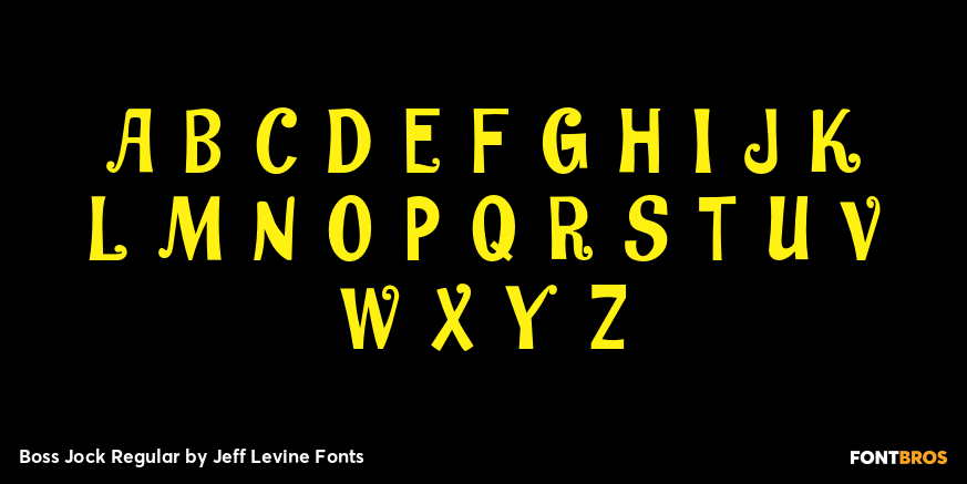 Boss Jock Regular Font Poster #1