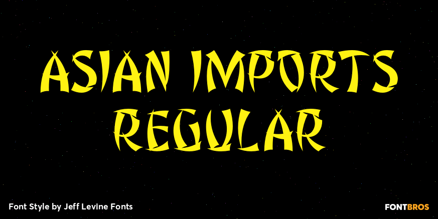 Asian Imports Regular Poster