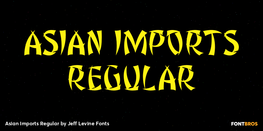 Asian Imports Regular Poster