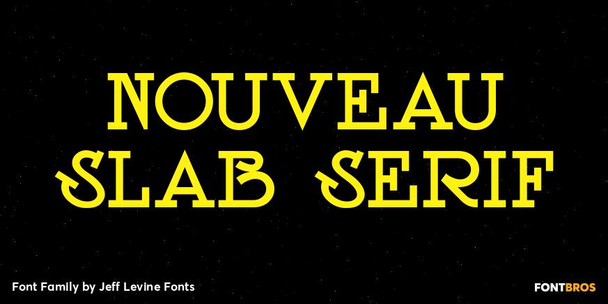 Nouveau Slab Serif Font Family