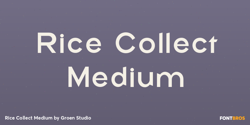 Rice Collect Medium Poster