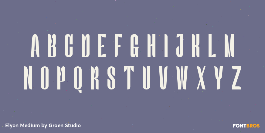 Elyon Medium Font Poster #2