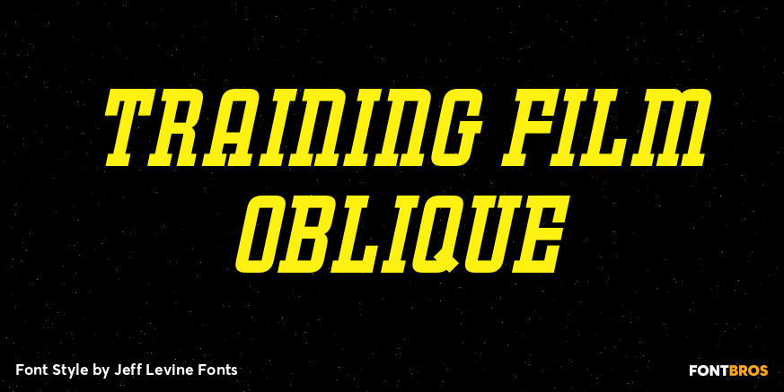 Training Film Oblique Poster