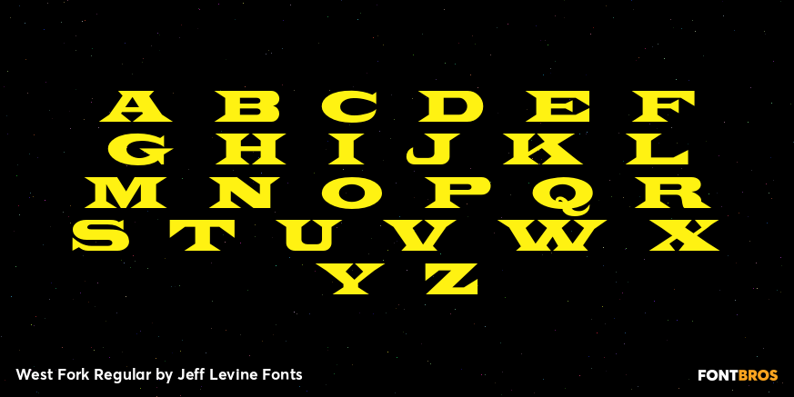 West Fork Regular Font Poster #3
