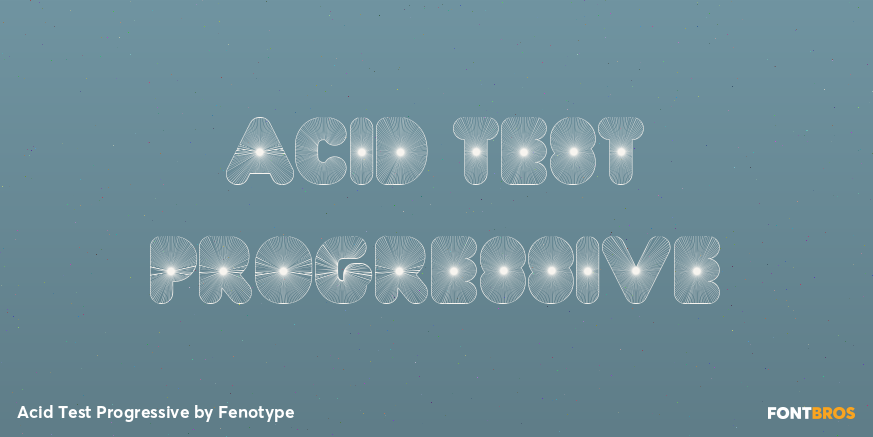 Acid Test Progressive Poster