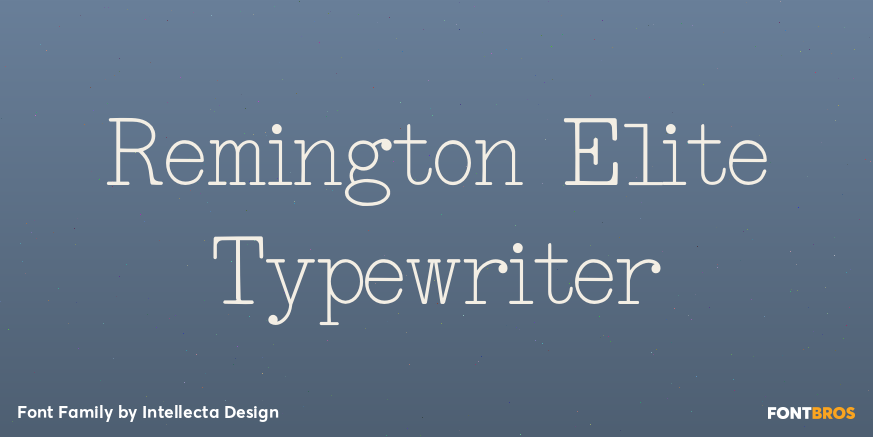 Remington Elite Typewriter Poster