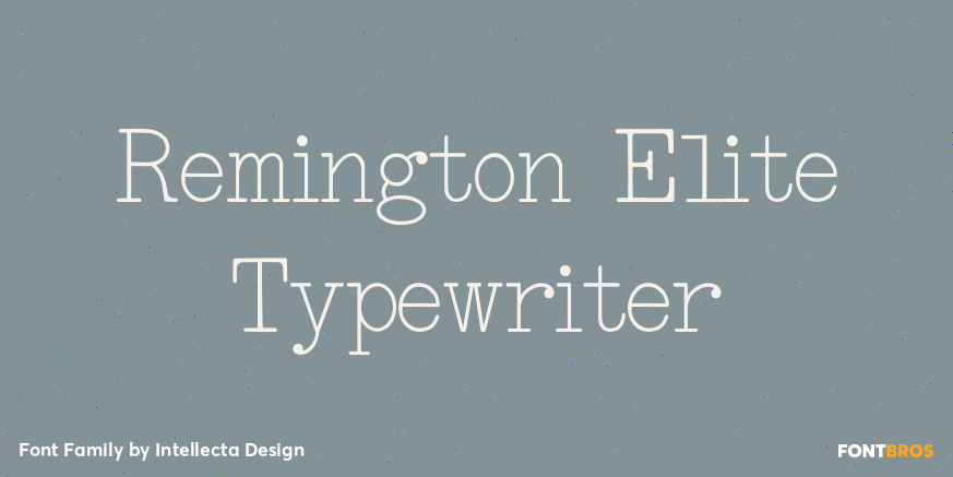 Remington Elite Typewriter Poster