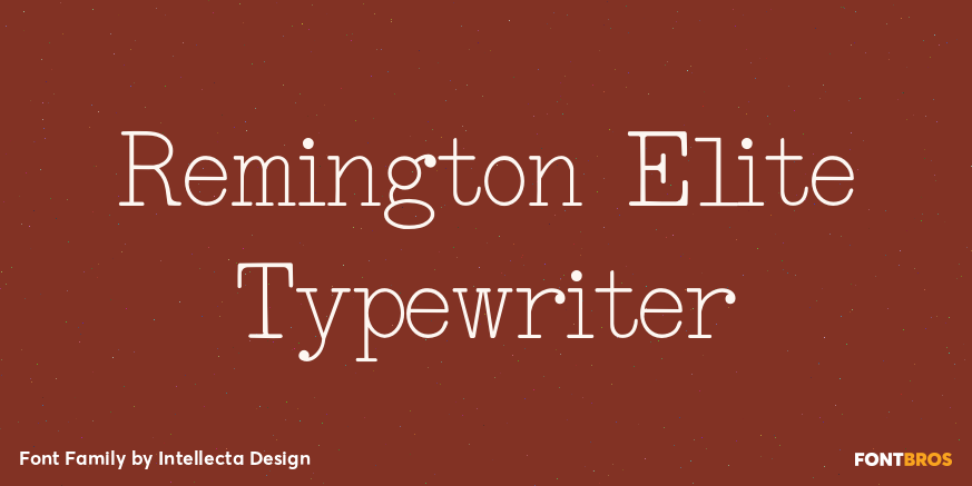Remington Elite Typewriter Poster