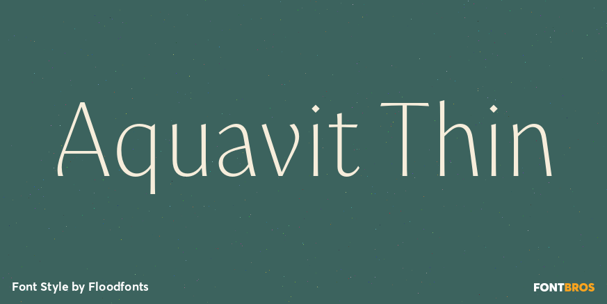 Aquavit Thin Poster