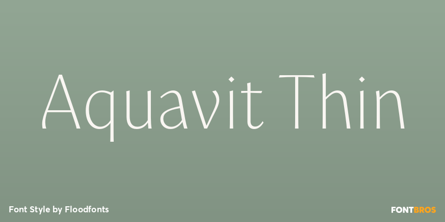 Aquavit Thin Poster