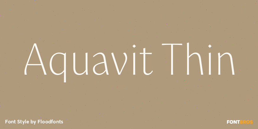 Aquavit Thin Poster