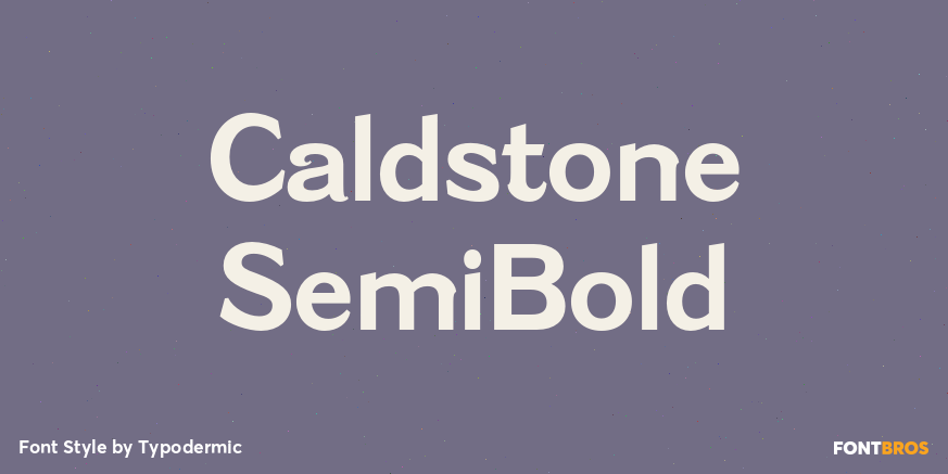 Caldstone SemiBold Poster