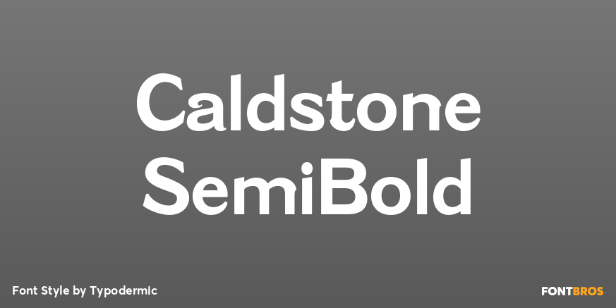 Caldstone SemiBold Poster