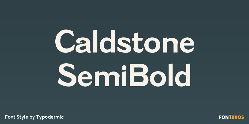 Caldstone SemiBold Font Poster #1