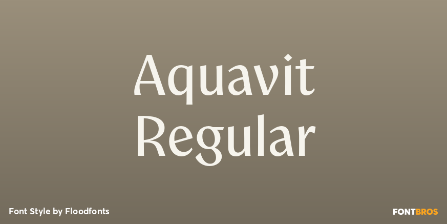 Aquavit Regular Poster
