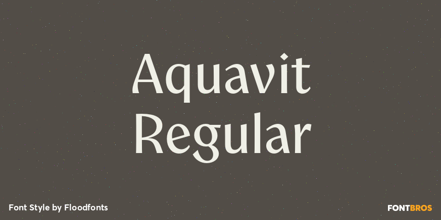 Aquavit Regular Poster