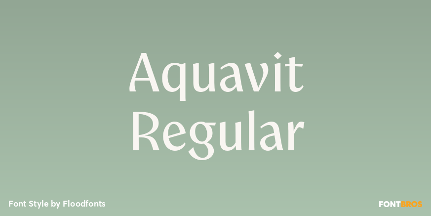 Aquavit Regular Poster