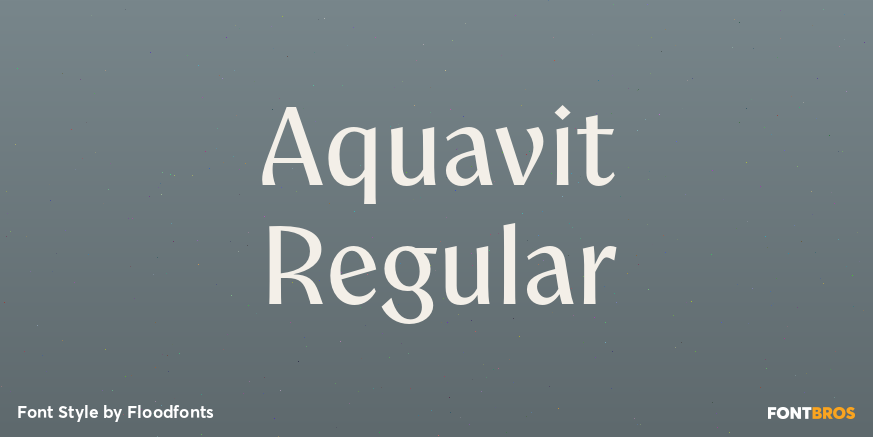 Aquavit Regular Poster