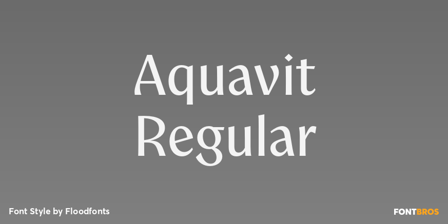Aquavit Regular Poster