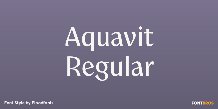 Aquavit Regular Poster