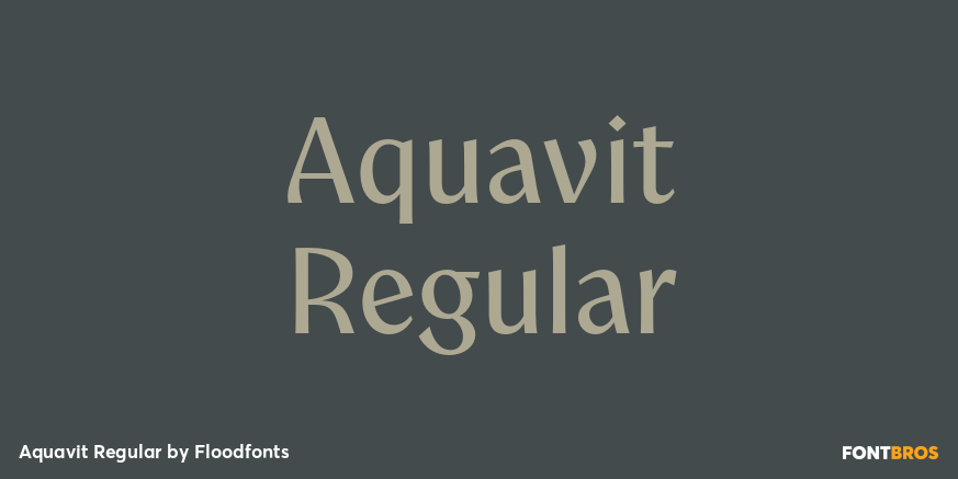 Aquavit Regular Poster