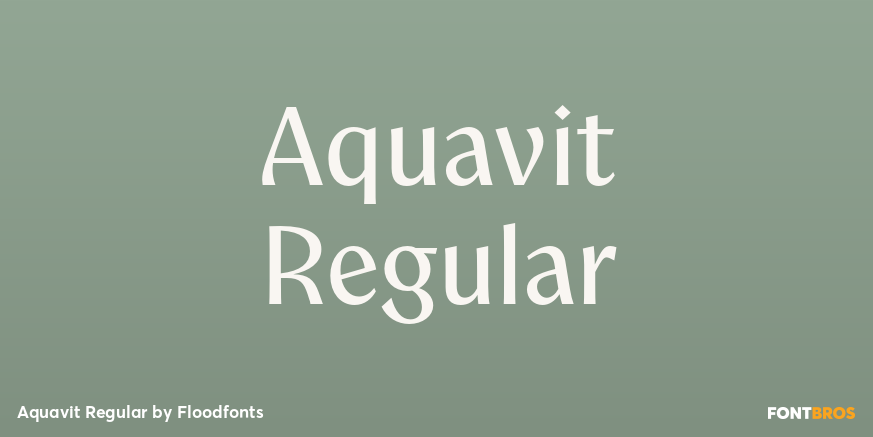 Aquavit Regular Poster