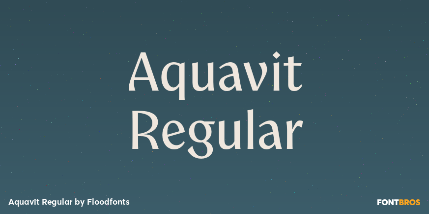 Aquavit Regular Poster