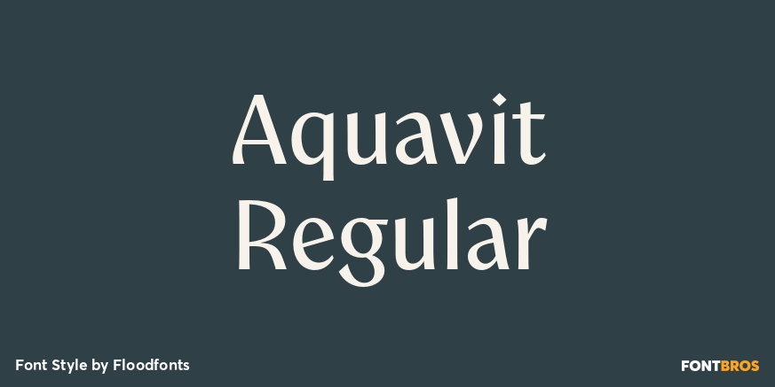 Aquavit Regular Poster