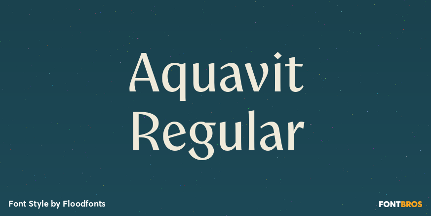 Aquavit Regular Poster
