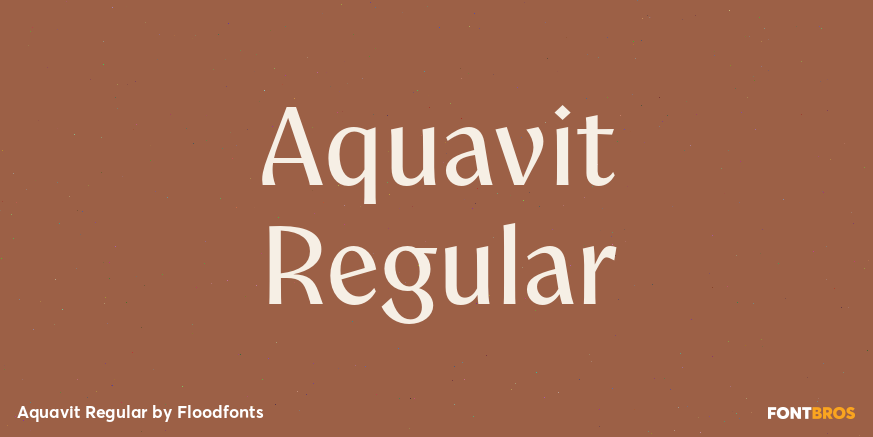 Aquavit Regular Poster