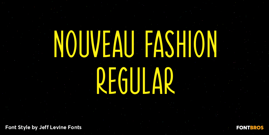 Nouveau Fashion Regular Poster