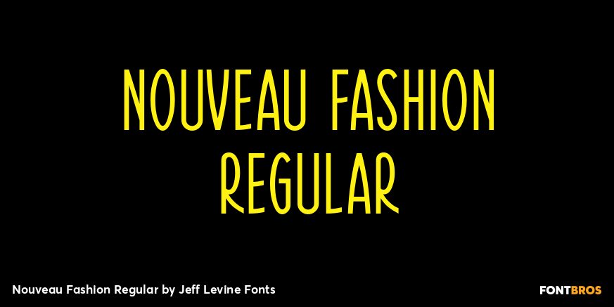 Nouveau Fashion Regular Poster