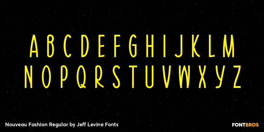 Nouveau Fashion Regular Font Poster #2
