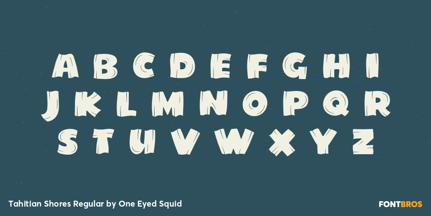 Tahitian Shores Regular Font Poster #2
