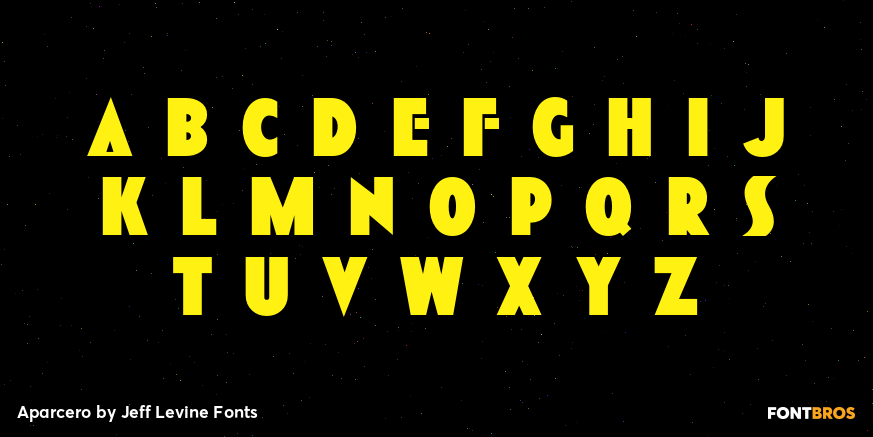 Aparcero Font Poster #3