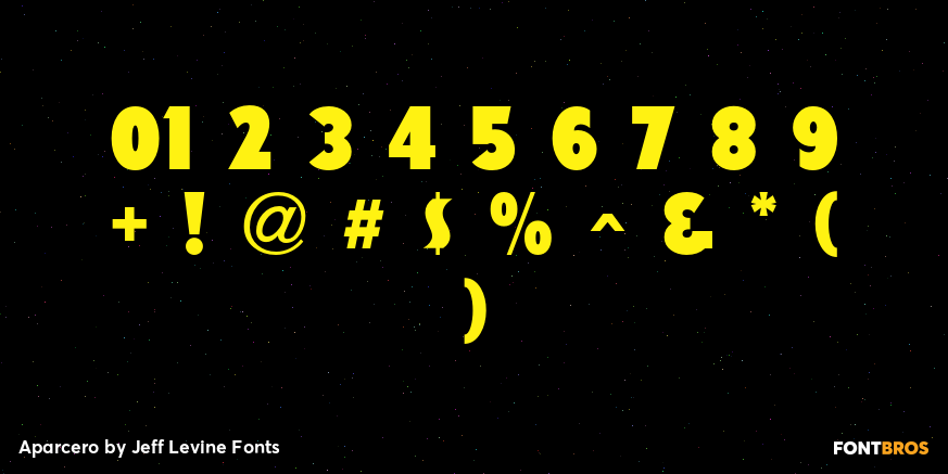 Aparcero Font Poster #4