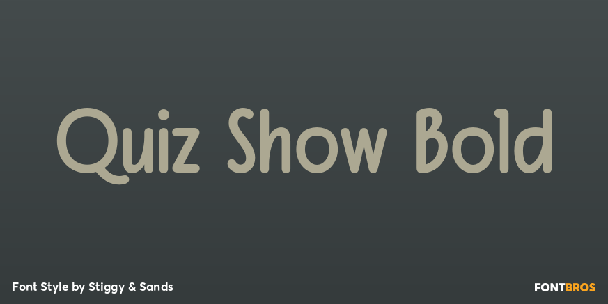 Quiz Show Bold Poster