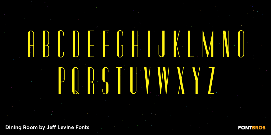 Dining Room Font Poster #3