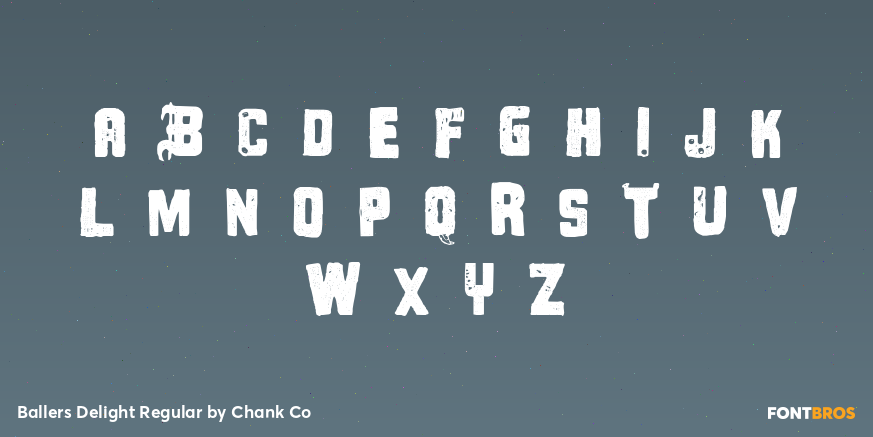 Ballers Delight Regular Font Poster #2