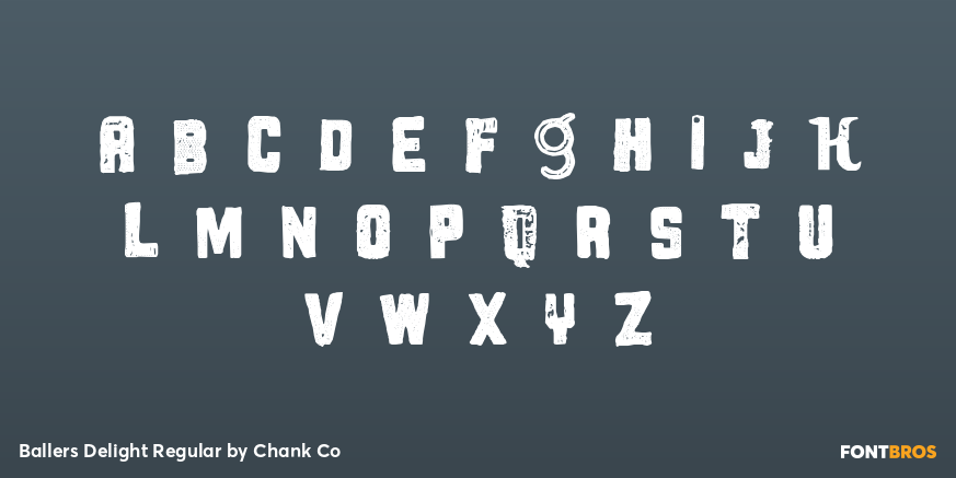 Ballers Delight Regular Font Poster #3