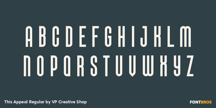 This Appeal Regular Font Poster #2