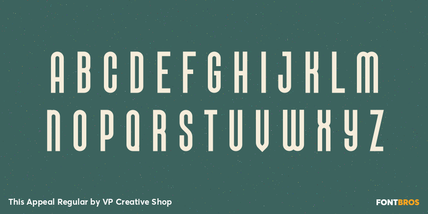 This Appeal Regular Font Poster #2