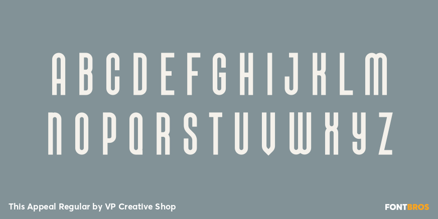 This Appeal Regular Font Poster #3