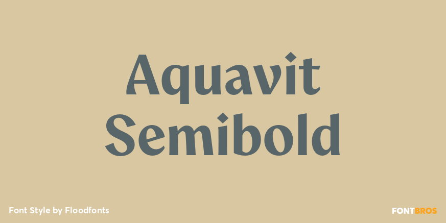 Aquavit Semibold Poster