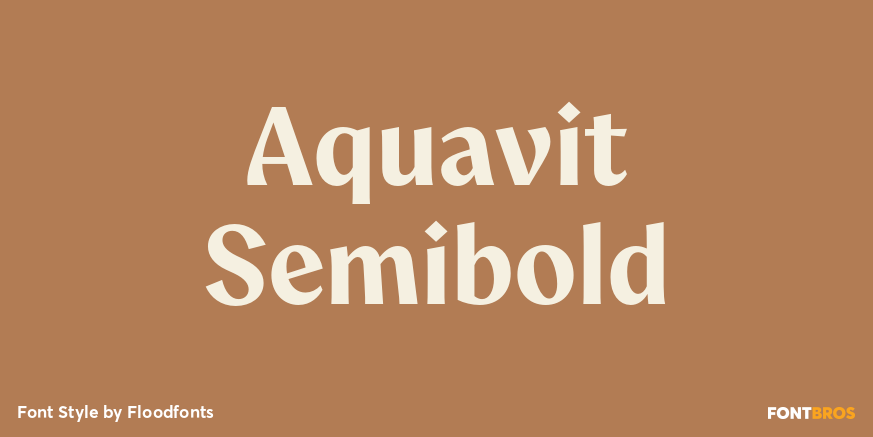 Aquavit Semibold Poster