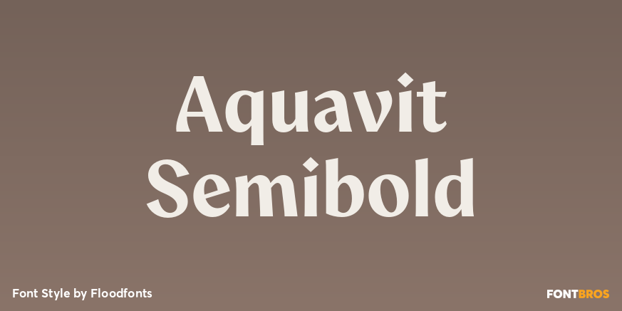Aquavit Semibold Poster