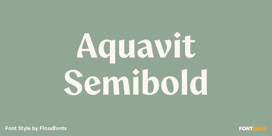 Aquavit Semibold Poster